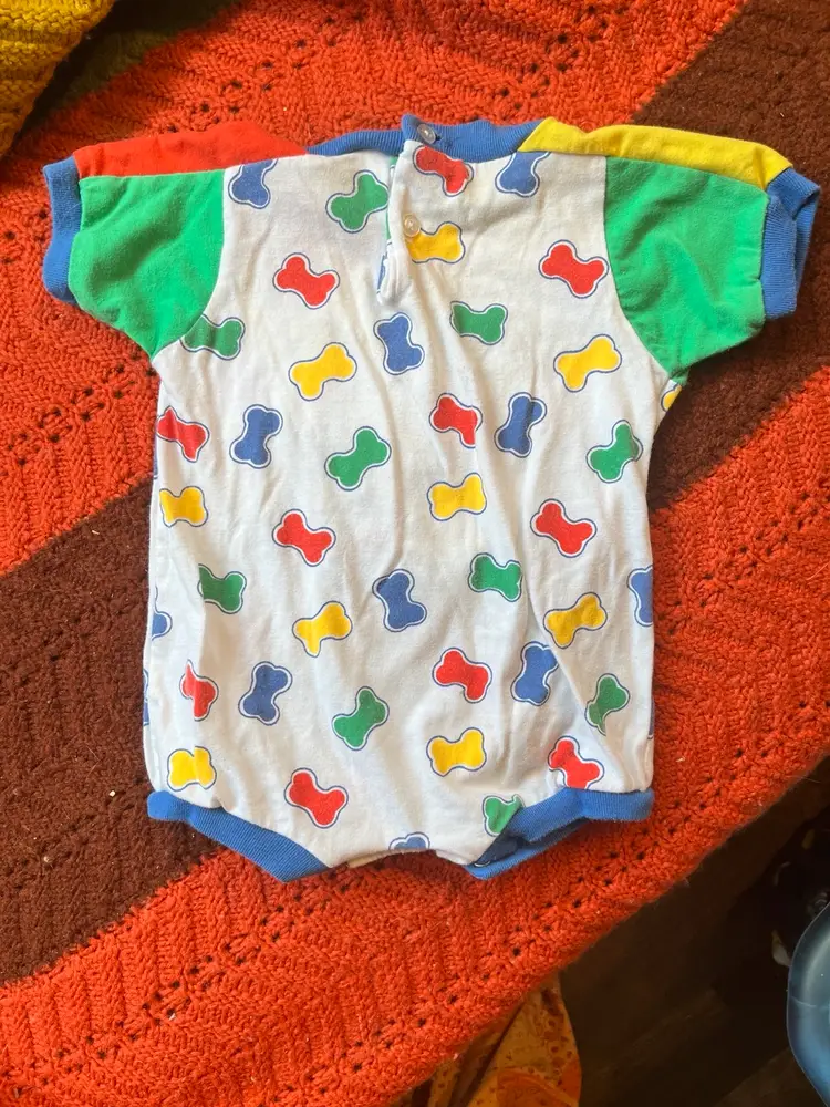 6/9 Primary color Onesie