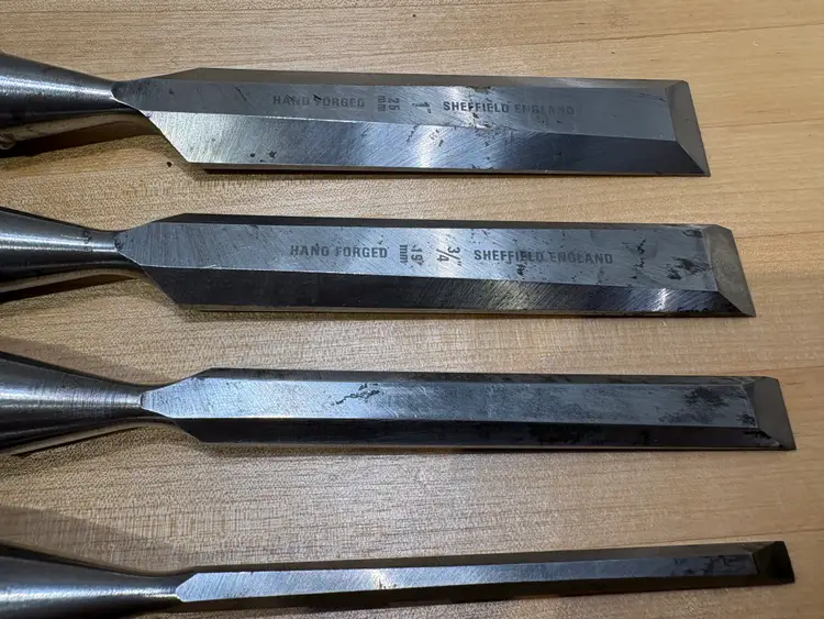 Marples Chisels 1/4" thru 1" Sharp