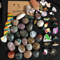$3 Per Piece Crystals And Enamel Pins