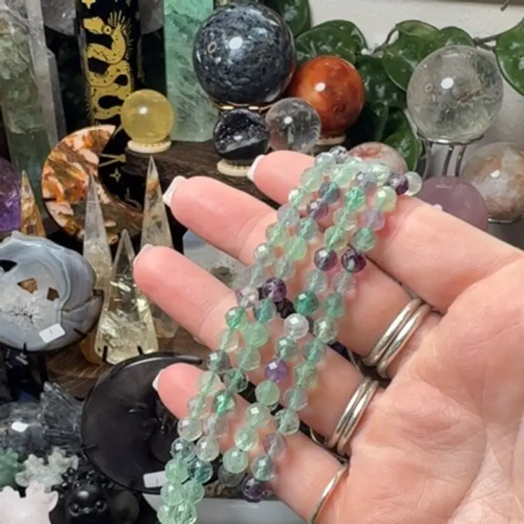 Fluorite 6mm Fa Rated Bracelet
