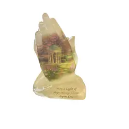 Praying Lucite Hands.