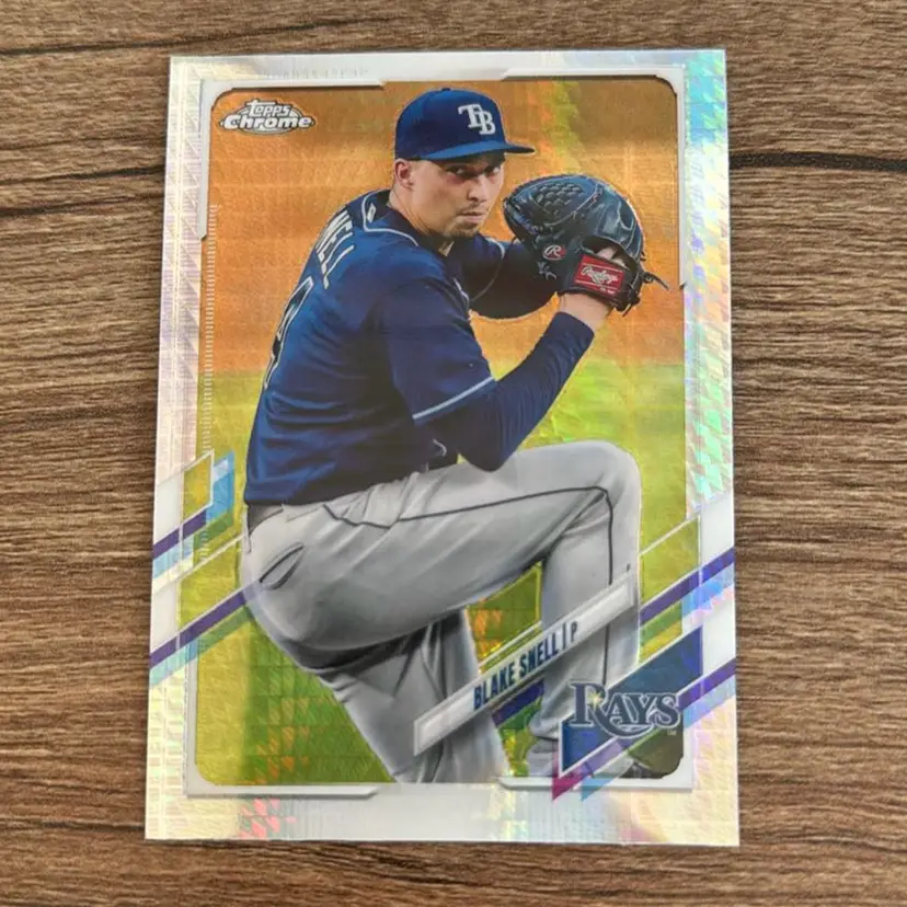 Blake Snell
2021 Topps Chrome Prism Refractor 
Tampa Bay Rays 