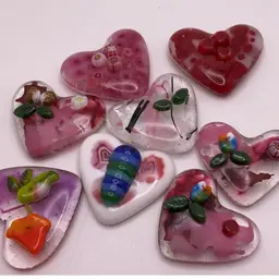 #26 - Made by Me! Fused Glass Pocket Heart On The Fly!