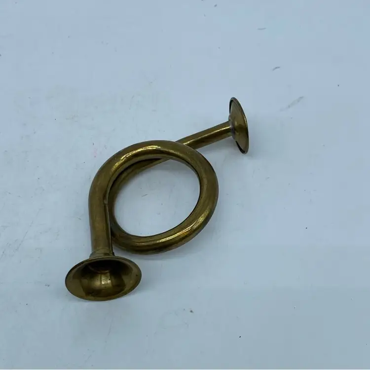 #1835 Miniature Brass Bugle Ornament
