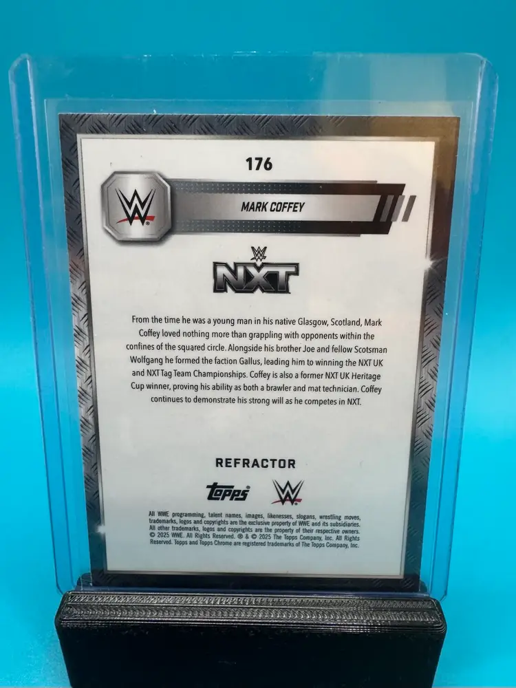 Mark Coffey Topps Chrome Refractor