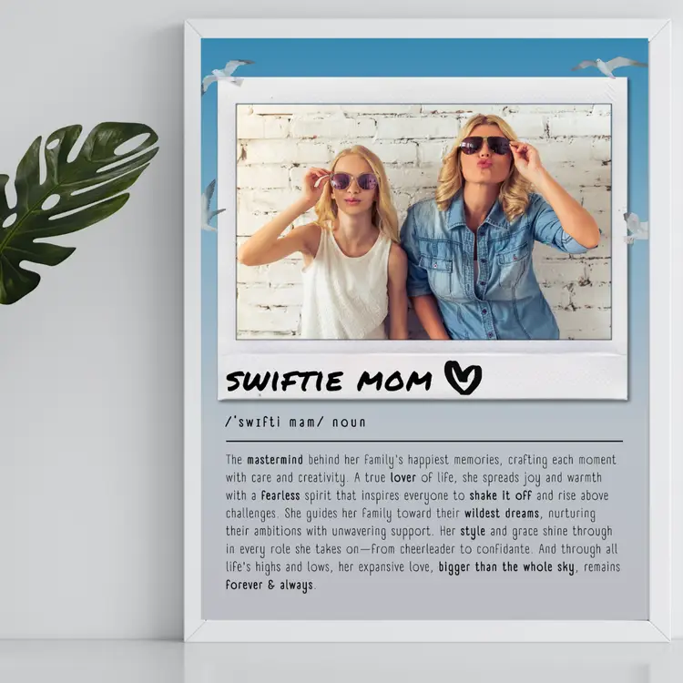 Swiftie Mom Definition Poster | Unique Gift for Mom | Swiftie Wall Art