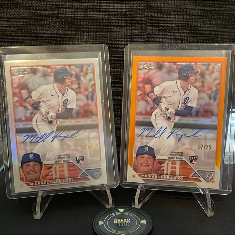 Michael Papierski /25 /499 Topps Chrome Detroit