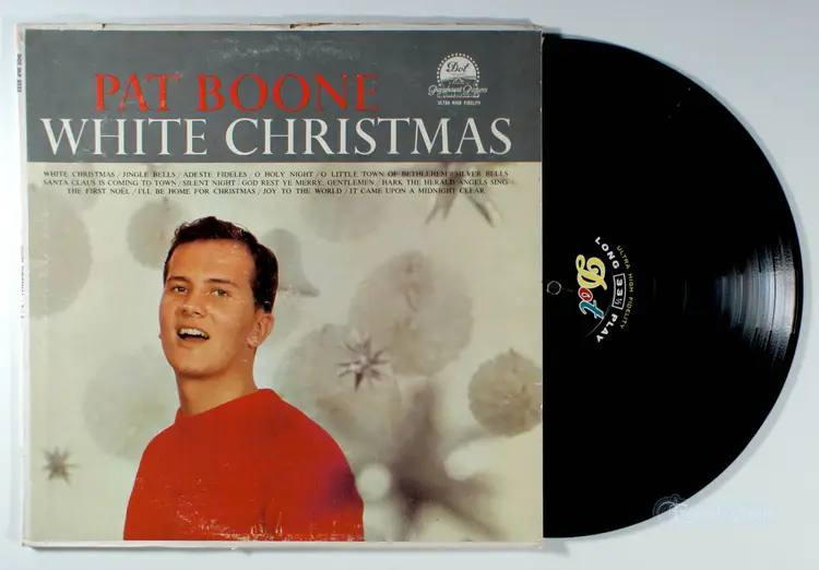 Pat Boone - White Christmas (1959) Vinyl LP • Holiday, Joy to the World