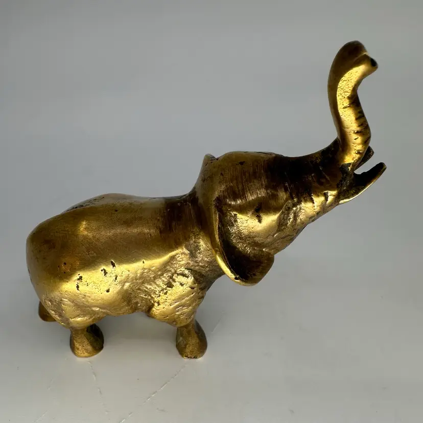 Brass 3.5” Elephant