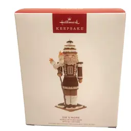 2023 Hallmark Sir S'mores Noble Nutcrackers Ornament IOB Ltd Ed QXE3329 SIGNED