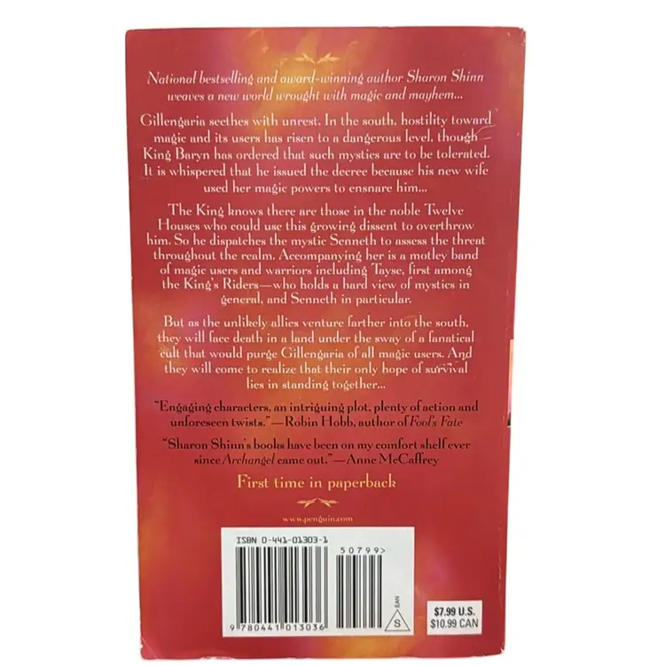 Mystic & Rider By Sharon Shinn