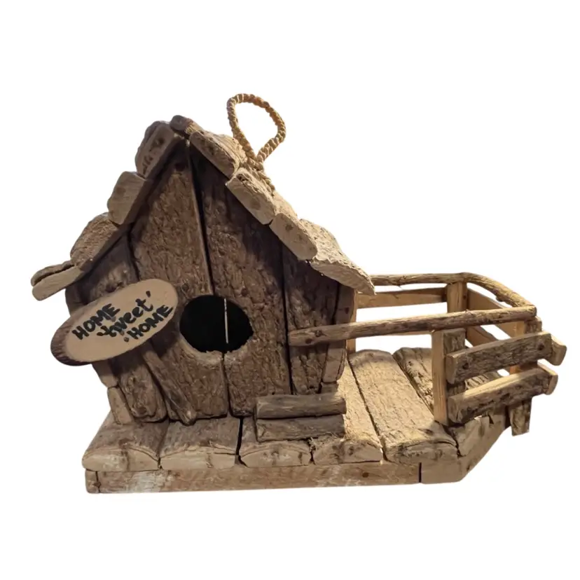 Beautiful Handmade Wood Birdhouse