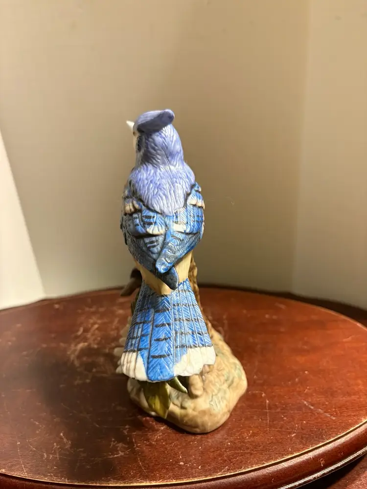 Homco Blue Jay On Branch