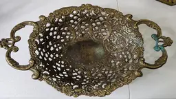 Decorative Brass Fruit Basket