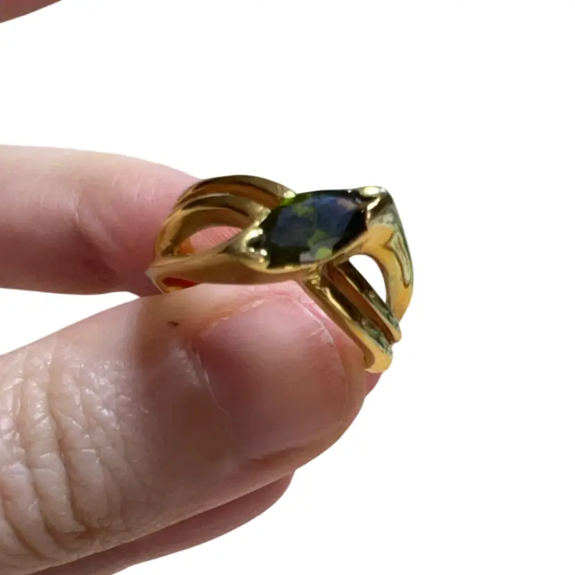 Lia Sophia Gold Plated Size 8 Ring