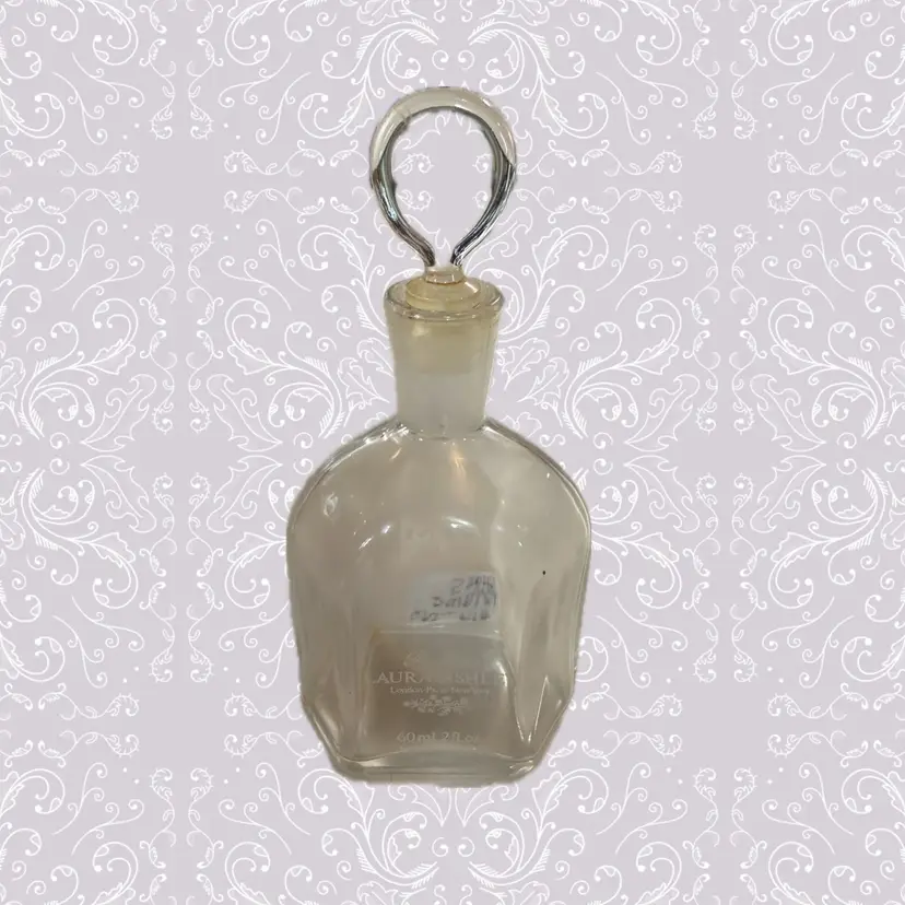 Glass Laura Ashley Bottle With Stopped