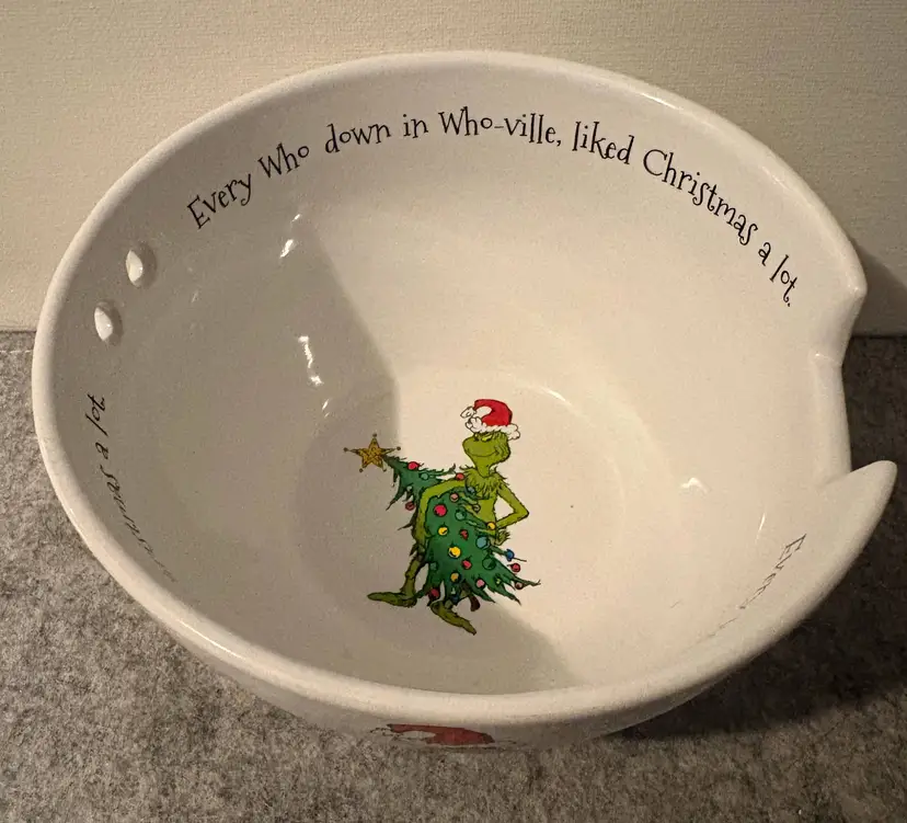 The Grinch 6 x 3.5" Noodle Bowl by ZB  # 3221