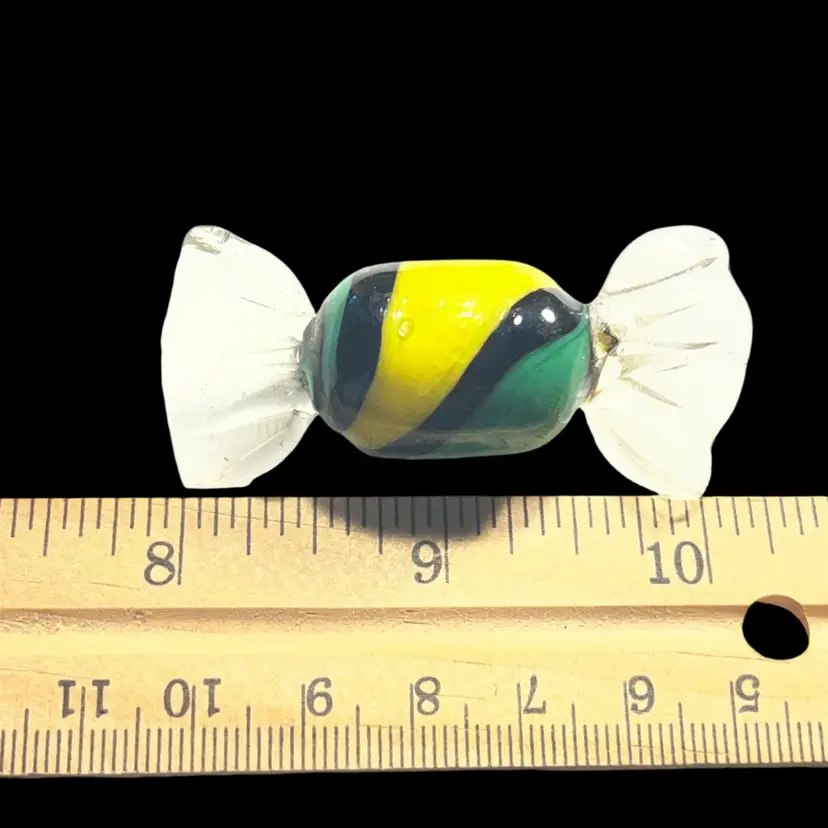 Vintage Unknown Artist Handblown Glass Candy Under 3β