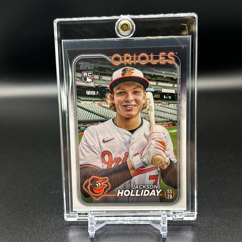Jackson Holliday 2024 Topps Series 2 RC Fun Face Variation SP 