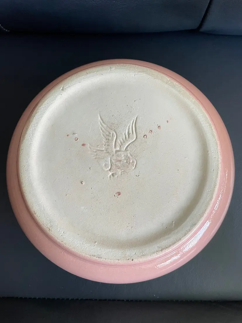 Vintage Eagle Pottery Pale Pink Planter