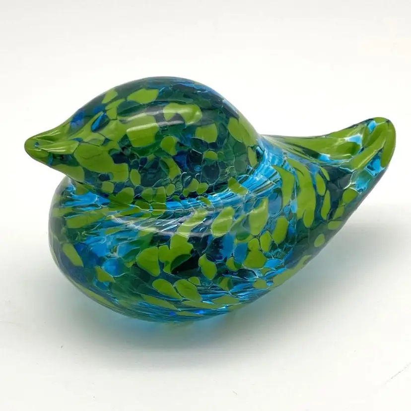 HOW CUTE! Matthew Paskiet Bird Signed Paperweight - REDUCED!