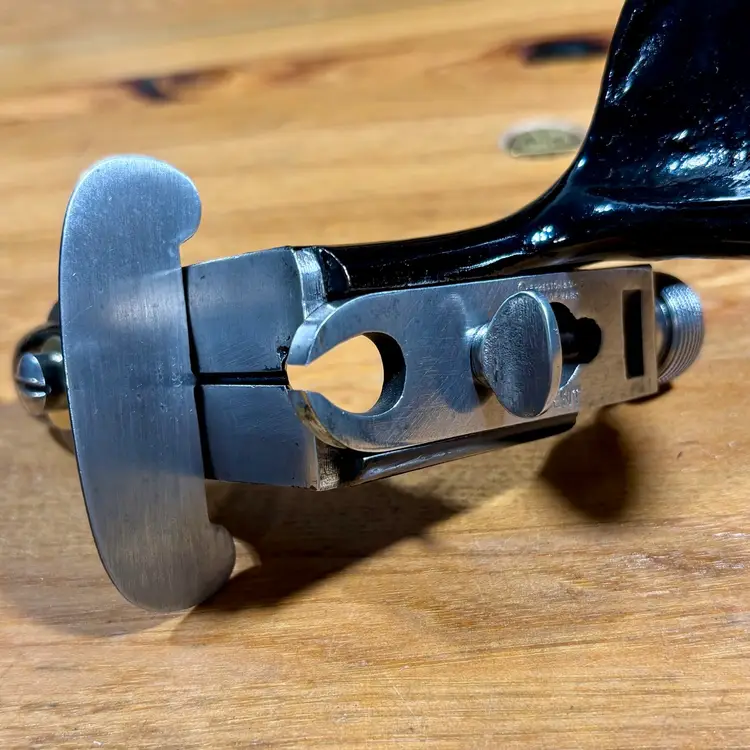 Rare No. 1394 Preston’s Patent Adjustable Circular Quirk or Grooving Router