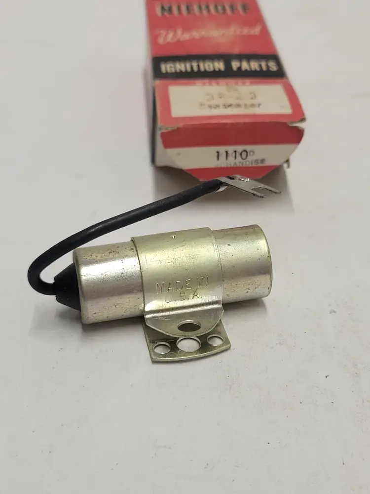 CONDENSER NIEHOFF # DR-20 IGNITION CONDENSER NOS #DR20 # DR 20