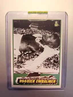 Hoosier Embalmer Assassination Trading Card Set