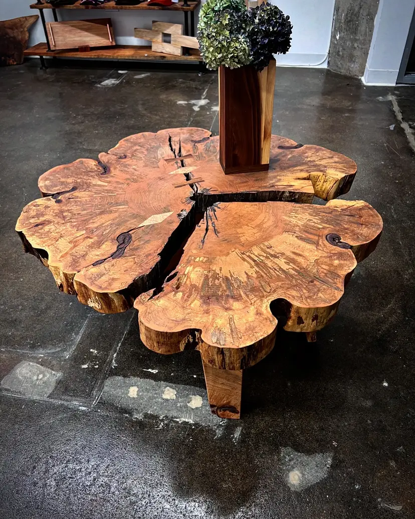 Ambrosia Maple Inlaid Coffee Table
