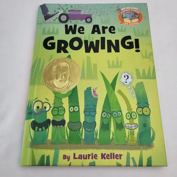 We Are Growing by Mo Williams Hardcover Children's Book, Funny Story