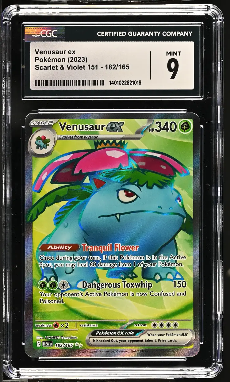 Venusaur ex Scarlet & Violet 151 - MEW EN   CGC 9 Pokemon 2023 English