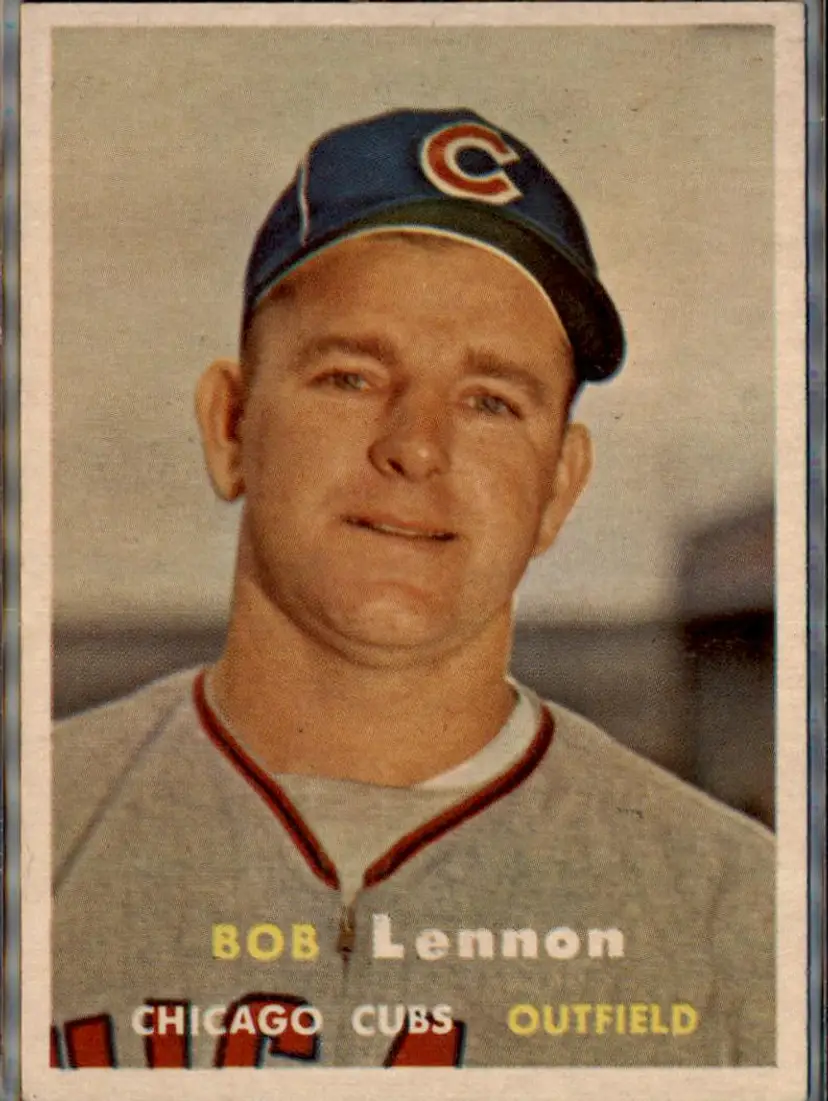1957 Topps #371 Bob Lennon - ( pk1 ) - Chicago Cubs