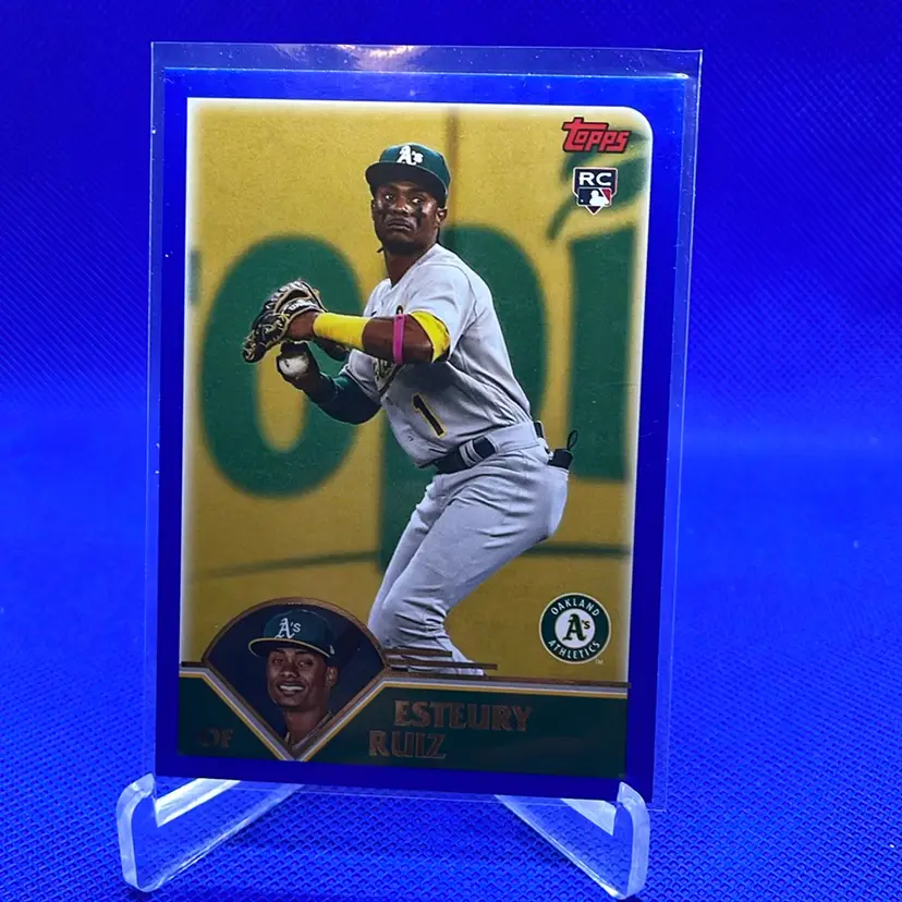 2023 Archives Esteury Ruiz RC Blue Parallel 