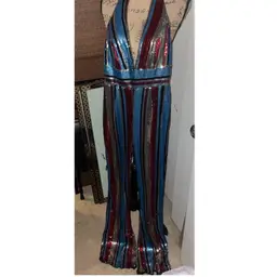 WOW Couture Sequin Jumpsuit -Small