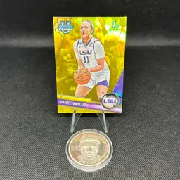 2023-24 Bowman U Chrome Sapphire Hailey Van Lith Yellow Sapphire /75