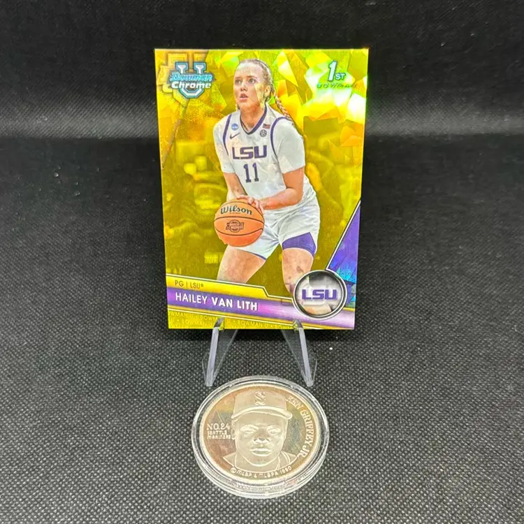 2023-24 Bowman U Chrome Sapphire Hailey Van Lith Yellow Sapphire /75