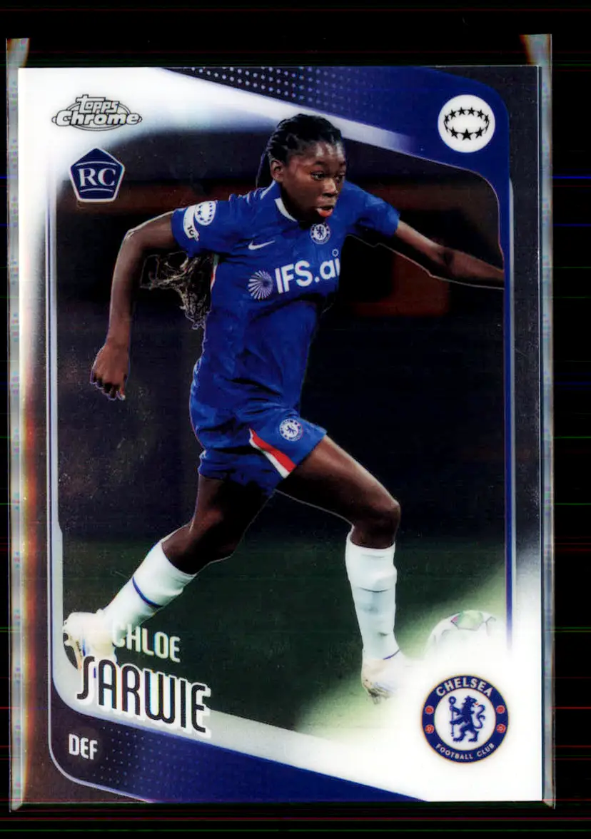 Chloe Sarwie 2025-26 Topps Chrome UEFA Women's Champions League #15 - (145) - Chelsea FC