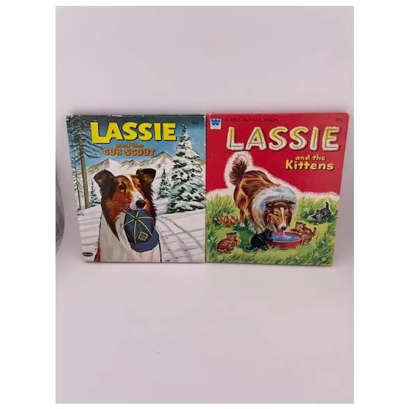 Vintage Lassie Children's Books - Choose from Lassie and the Cub Scout or Lassie and The Kitten