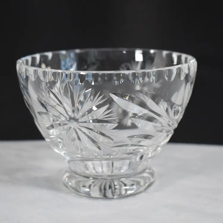 Watford Crystal Bowl Starburst Pattern
