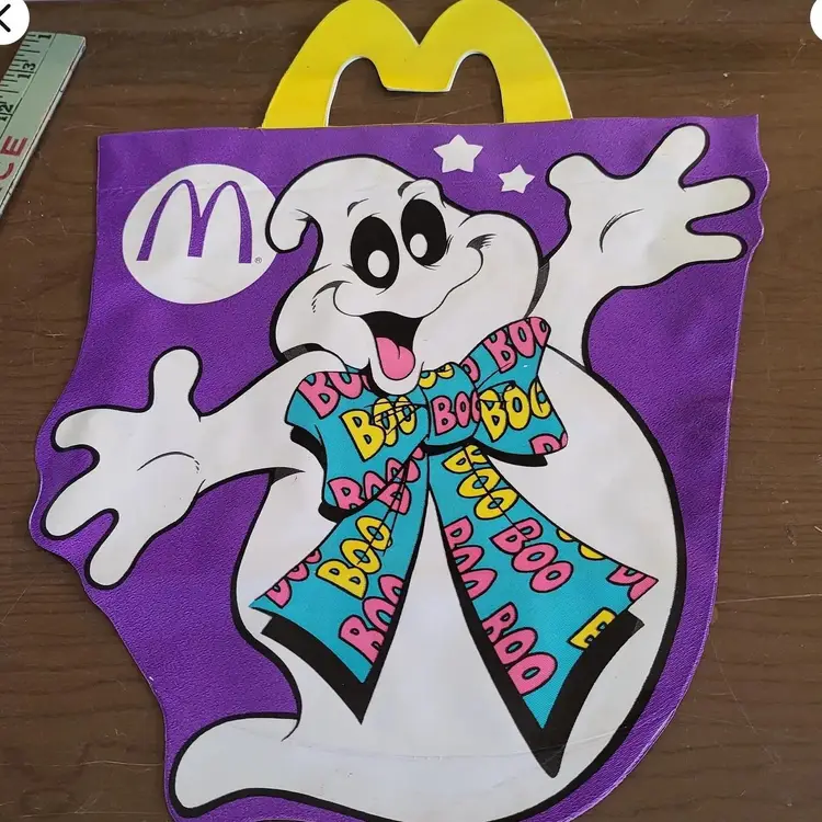 Vintage McDonald's Halloween Treat Bag