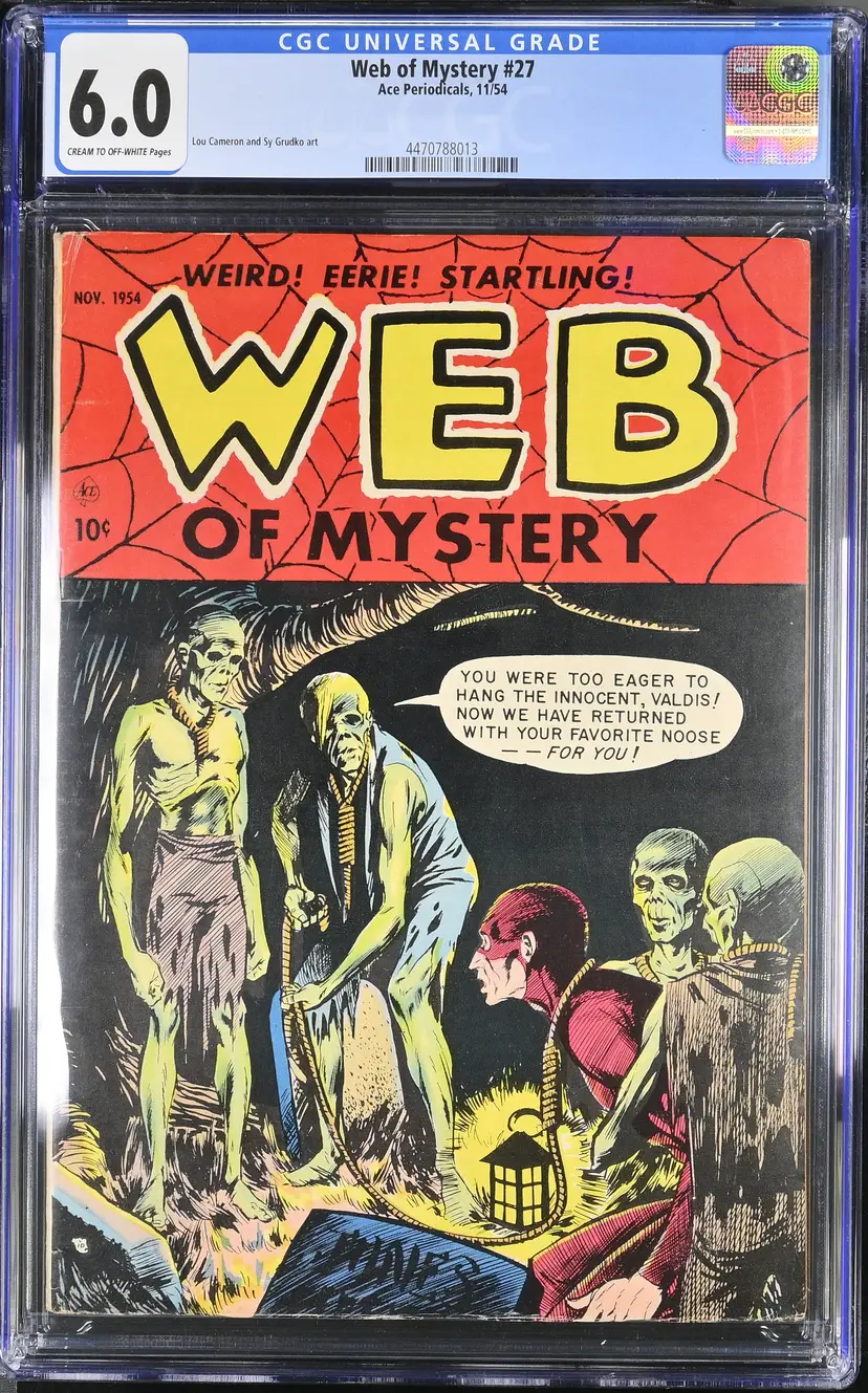 Web of Mystery #27 CGC 6.0