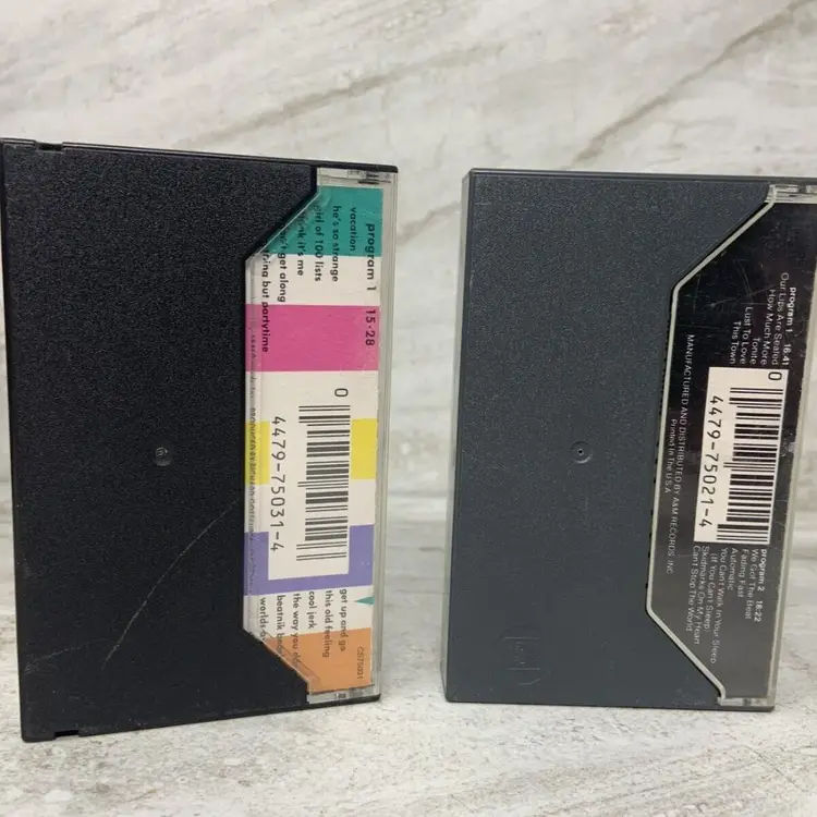 Go-go's Cassettes Beauty And The Beat & Vacation Tape Vintage 1981 TESTED