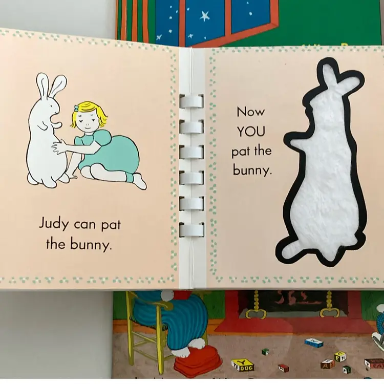 Set Of 3 Vintage “Pat the Bunny”, “Goodnight Moon” and “My World”