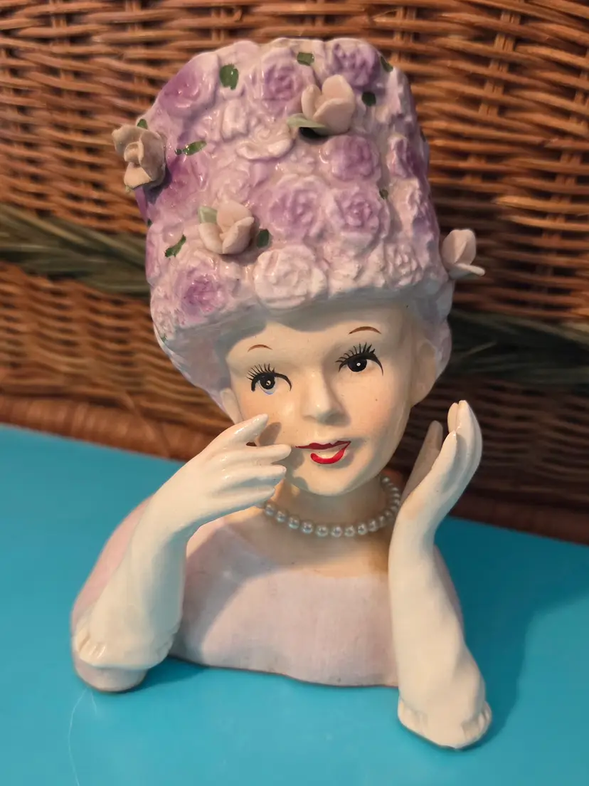 Lady Head Vase RELPO A-1373S
