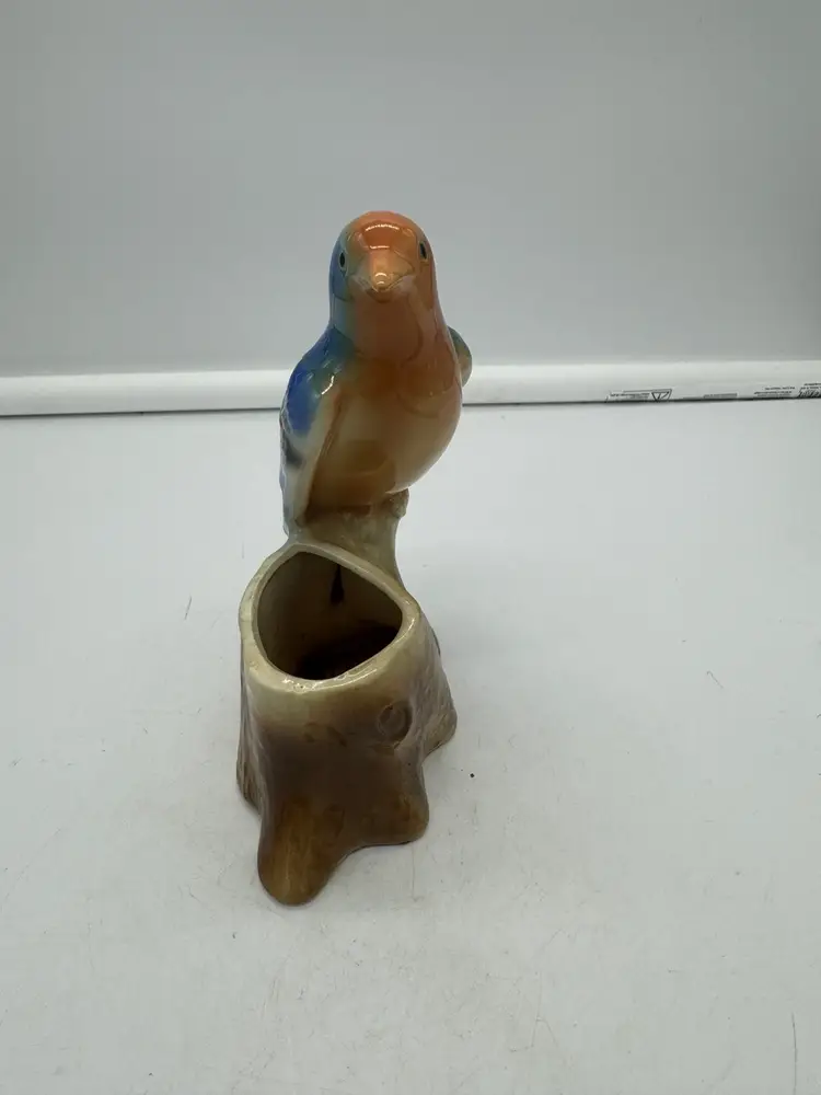 Vintage Royal Copley Bluebird Planter Figurine
