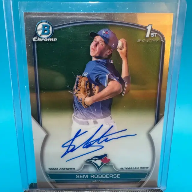 Sem Robberse 1st Bowman Auto St. Louis Cardinals