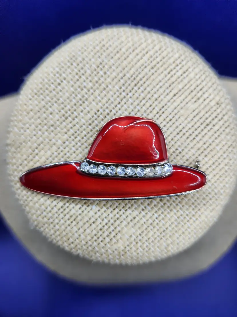 Red Hat Society - Red Hat Brooch