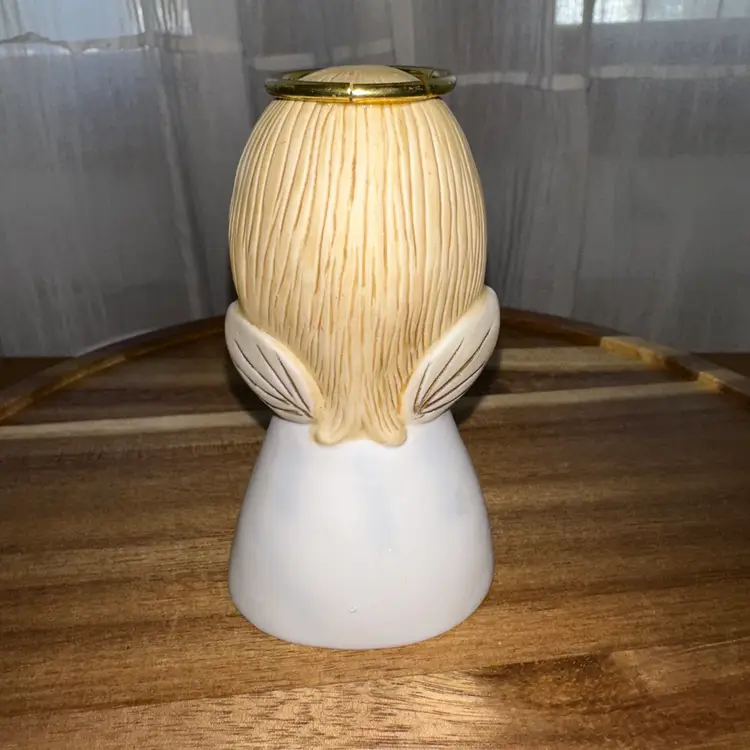 Niki-Vintage Ceramic Praying Angel Bell