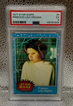 Pricess Leia Organa - 1977 Topps Star Wars - PSA 5