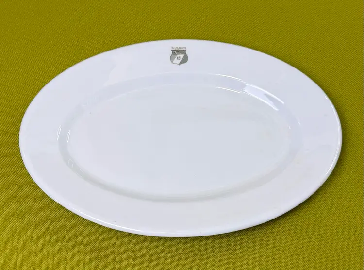 Syracuse China Formerly Onondaga Pottery Company (O.P. Co.) Hotel Ware Restaurant Ware Serving Platter Munro Hotel & Turkish Baths Cincinnati OH